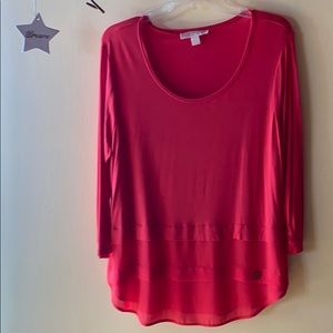 Orange Michael Kors blouse